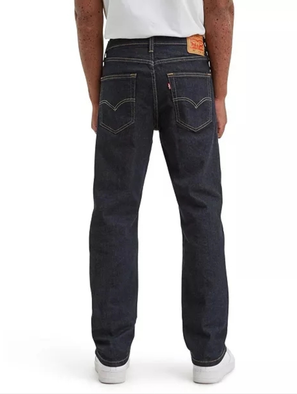 Levis Levi's 541 Jeans Men's Navy Cotton Blend Stretch Taper Fit Relaxed 32